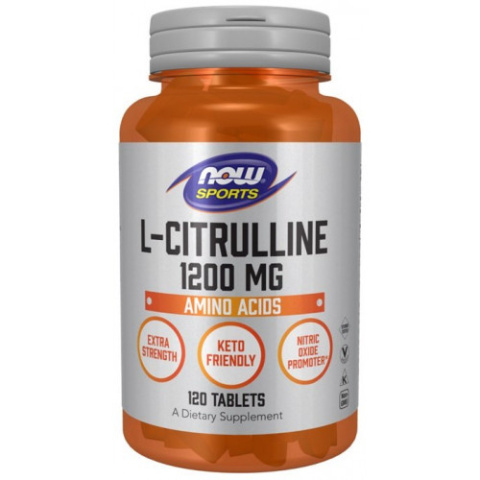 NOW Foods - L-Citrulline Extra Strength - 1200mg - 120 tablets
