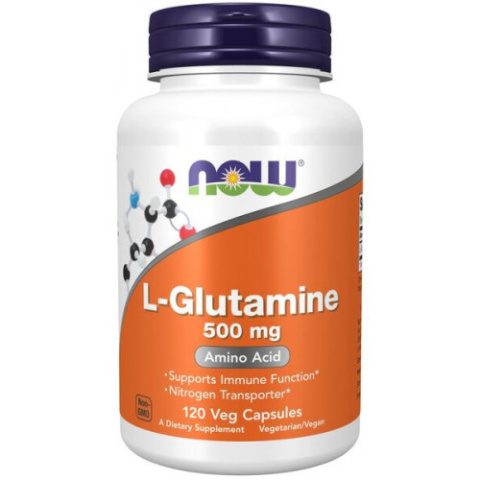 NOW Foods - L-Glutamine - 500mg - 120 vcaps