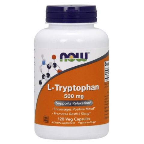 NOW Foods - L-Tryptophan - 500mg - 120 vcaps