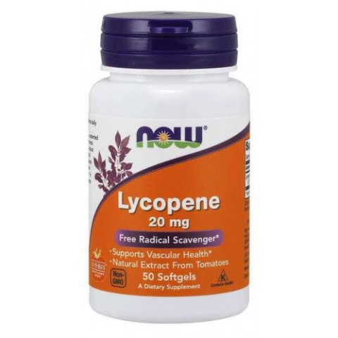 NOW Foods - Lycopene - 20mg - 50 softgels