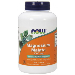 NOW Foods - Magnesium Malate 1000mg 180 tabletek