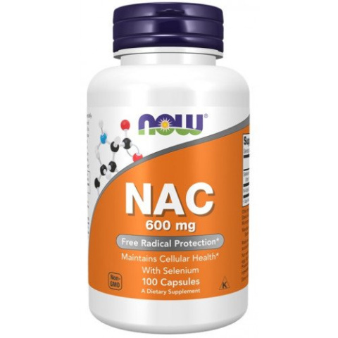 NOW Foods - NAC with Selenium - 600mg - 100 caps NOW Foods - NAC with Selenium - 600mg - 100 caps