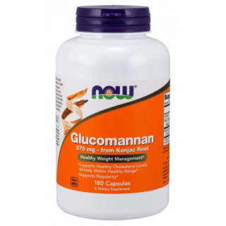 NOW Foods - Glucomannan from Konjac Root - 575mg -180 kapsułek