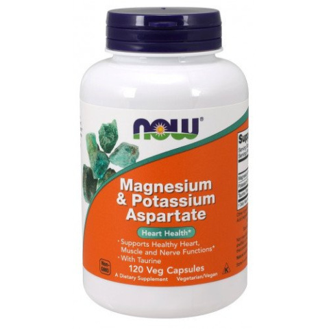 NOW Foods - Magnesium & Potassium Aspartate with Taurine