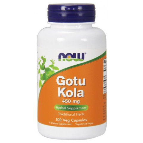 NOW Foods - Gotu Kola, 450mg - 100 kapsułek