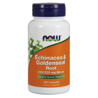 NOW Foods - Echinacea & Goldenseal Root - 100 kapsułek