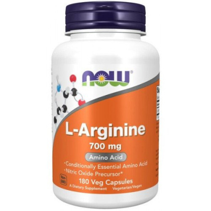 NOW Foods - L-Arginine - 700mg - 180 vcaps
