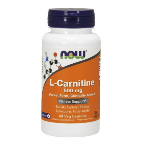 NOW Foods - L-Carnitine - 500mg - 60 vcaps