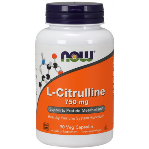 NOW Foods - L-Citrulline - 750mg - 90 vcaps