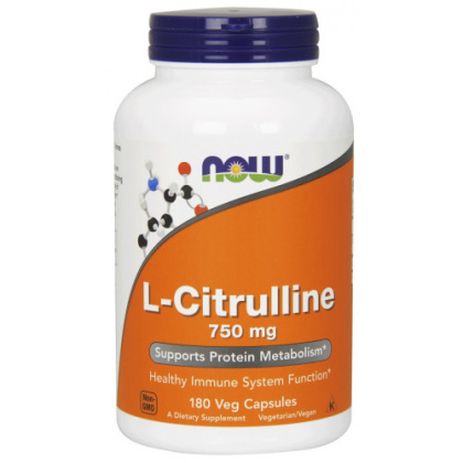 NOW Foods - L-Citrulline - 750mg - 180 vcaps