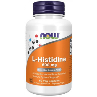 NOW Foods - L-Histidine - 600mg - 60 vcaps
