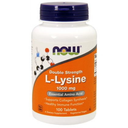 NOW Foods - L-Lysine - 1000mg - 100 tablets