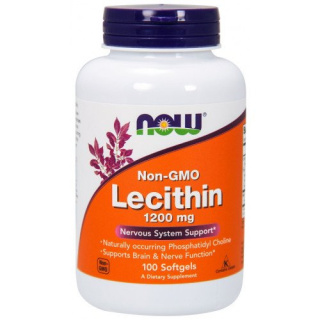 NOW Foods - Lecithin - 1200mg Non-GMO - 100 softgels