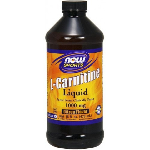 NOW Foods - Liquid L-Carnitine - 1000mg Citrus - 473ml
