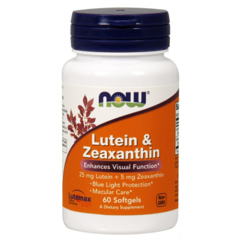 NOW Foods - Lutein & Zeaxanthin - 60 softgels