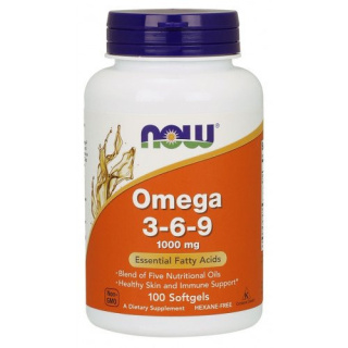NOW Foods - Omega 3-6-9 - 1000mg - 100 softgels