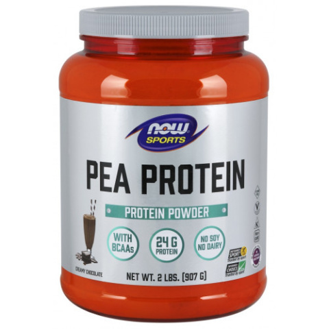NOW Foods - Pea Protein - Dutch Chocolate - 907 grams NOW Foods - Pea Protein - Dutch Chocolate - 907 grams