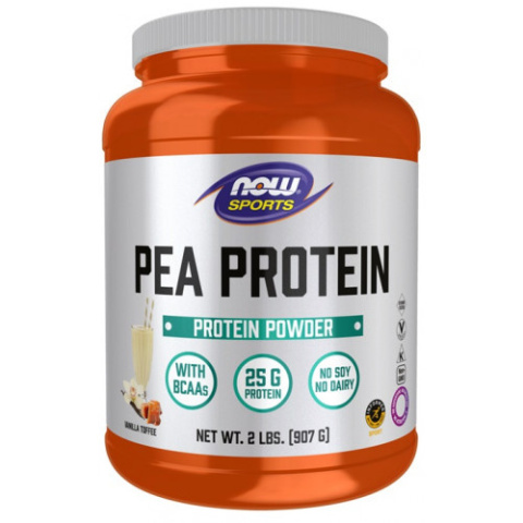 NOW Foods - Pea Protein - Vanilla Toffee - 907 grams NOW Foods - Pea Protein - Vanilla Toffee - 907 grams