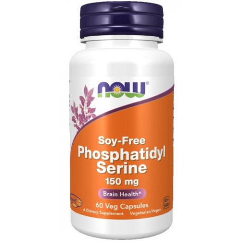 NOW Foods - Phosphatidyl Serine - 150mg Soy Free - 60 vcaps NOW Foods - Phosphatidyl Serine - 150mg Soy Free - 60 vcaps