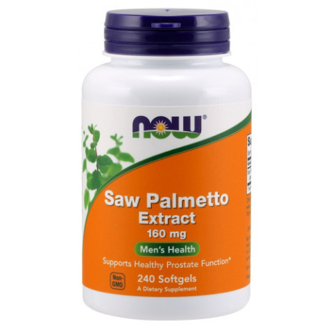 NOW Foods - Saw Palmetto Extract - 160mg - 240 softgels NOW Foods - Saw Palmetto Extract - 160mg - 240 softgels