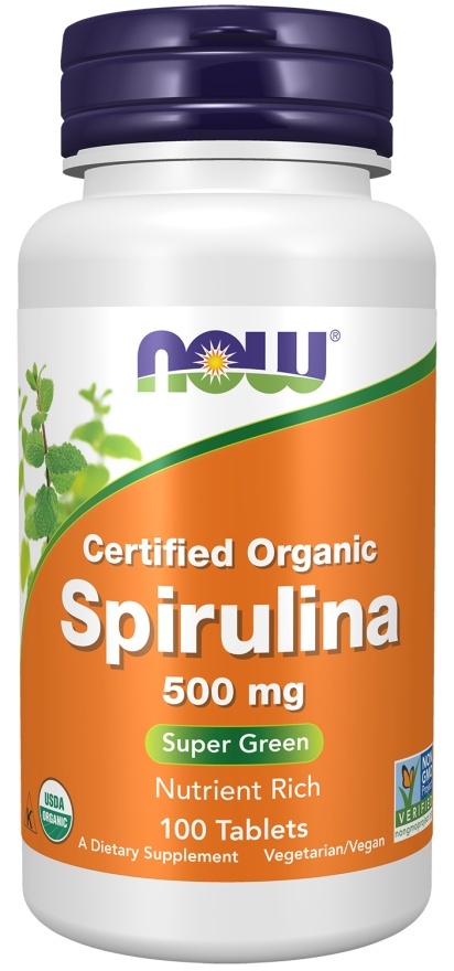 NOW Foods - Spirulina 500 mg - 100 tabletek