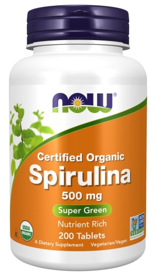 NOW Foods - Spirulina 500 mg - 200 tabletek
