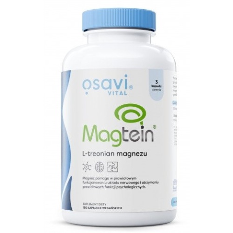 Osavi - Magtein L-treonian magnezu 180 kapsułek wegańskich